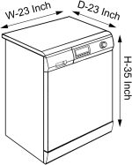 ⁦Star Weaves Washing Machine Cover for Fully Automatic Top Load Whirlpool Whitemagic 6.5Kg Model - Waterproof & Dustproof Cover, KUM52⁩ - الصورة ⁦6⁩