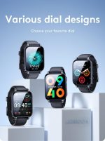 ⁦ساعة سمارت من سلسلة فيت لايف JR-FT3 برو من جوي رووم (للرد على المكالمات وإجراء المكالمات) - لون رمادي غامق⁩ - الصورة ⁦8⁩