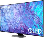 ⁦Samsung 55 Inch TV Quantum Processor 4K QLED - Carbon Silver - QA55Q80CAUXEG [2023 Model]⁩ - الصورة ⁦2⁩