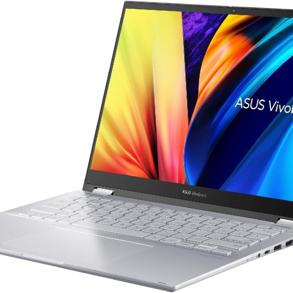 ASUS Vivobook S 14 Flip, AMD Ryzen 7 7730U, 8GB DDR4 on board AMD Radeon Graphics, 15.6" (1920 x 1200) 16:10 IPS 300 Nits, 512GB SSD, Windows 11 (TN3402YA-LZ007W) 1 Year Perfect Warranty by ASUS