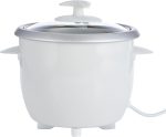 Black & Decker 0.6 L/ 2.5 Cup Rice Cooker with Glass lid, White – International Warranty – RC650-B5 - الصورة 3