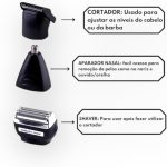 ⁦Kemei KM6559 Dry For Men Hair Trimmer⁩ - الصورة ⁦5⁩