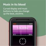 ⁦5310 TA-1212 Dual SIM Mobile - 2.4 Inch, 16 MB, 8 MB RAM, 4G LTE - Black and Red⁩ - الصورة ⁦4⁩