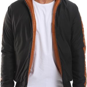 ⁦Andora Mens Double Face Waterproof Bomber Jacket⁩ - الصورة ⁦4⁩