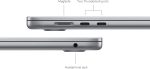 ⁦Apple 2024 MacBook Air (15-inch, Apple M3 chip with 8‑core CPU and 10‑core GPU, 8GB Unified Memory, 256GB) - Space Gray⁩ - الصورة ⁦4⁩