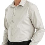 DeFacto Man Woven Top Regular Fit Polo Neck Long Sleeve Long Sleeve Shirt A5553AX Classic