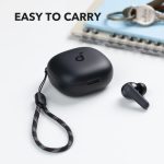 ⁦Soundcore By Anker R50i True Wireless Earbuds 10mm Drivers, Big Bass, Bluetooth 5.3, 30H Playtime, IPX5-Water Resistant, AI Clear Calls with 2 Mics, 22 Preset EQs via App, Black, 18 Months Warranty⁩ - الصورة ⁦5⁩