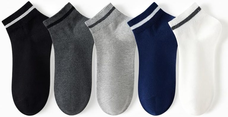 Trendora Cotton Blend Ankle Socks For Men, Mixed Colors, Regular Size, Pack of 5 + 1 Free, Machine Washable, Casual Wear, Modern Style