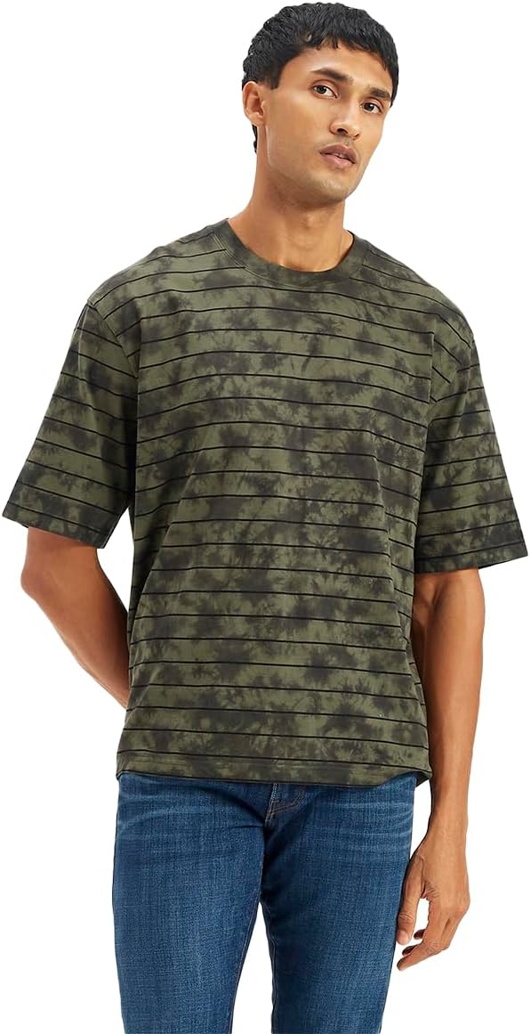 61qBzZotVnL._AC_SL1200_.jpg تيشيرت عصري مخطط للرجال من ليفايس (قطعة واحدة)