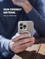 ⁦جراب حماية ماج سيف لموبايل ايفون 16 برو ماكس فقط من لاميكال [شفاف للغاية ومضاد للاصفرار] [حماية من السقوط من الدرجة العسكرية] مقاوم للخدش، حماية الشاشة والعدسات، مغناطيس قوي⁩ - الصورة ⁦4⁩