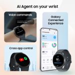 ⁦Samsung Galaxy Watch8 (44mm, LTE, Graphite) with 3nm Processor | Dual GPS | Sapphire Glass & Armor Aluminum | 5ATM & IP68 | BP, ECG, IHRN & Vascular Load Monitoring | Anti-oxidant Index⁩ - الصورة ⁦2⁩