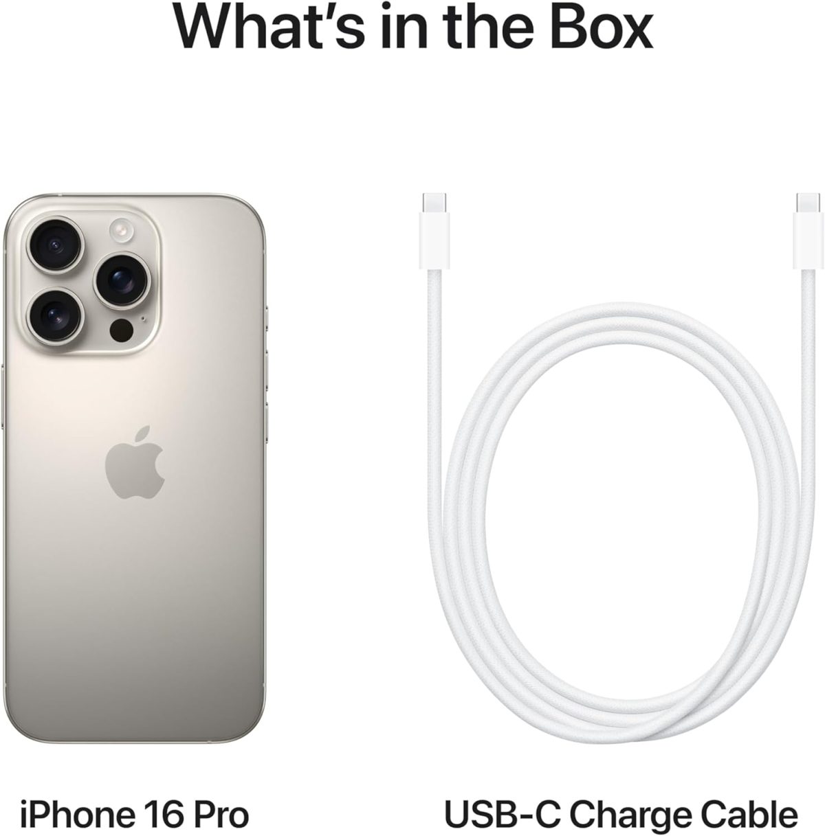 ⁦Apple iPhone 16 Pro (128 GB) - Natural Titanium with Face ID | Tax Paid | 2 Years Official Warranty⁩ - الصورة ⁦3⁩