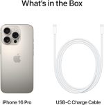 ⁦Apple iPhone 16 Pro (128 GB) - Natural Titanium with Face ID | Tax Paid | 2 Years Official Warranty⁩ - الصورة ⁦3⁩