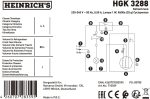 ⁦Heinrich´s Drinks Fridge, Mini Fridge with Glass Door, Compact and Quiet: 40 dB, LED Interior Lighting, Perfect for Office, Camping 4 to 18 °C, (88 Litres/3 Shelves/40 db) [Energy Class D]⁩ - الصورة ⁦10⁩