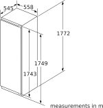 Bosch -Series 6 - Built-in Full Fridge - 177.5 x 56 cm - flat hinge - (Germany) - KIR81AF30U - الصورة 6