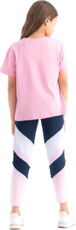ASTK Girls Color Block printed Pants - الصورة 3