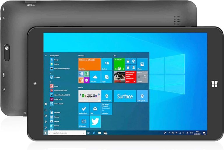 SZTPSLS Windows 10 Tablets, Quad Core CPU 64Gb Storage 128Gb Expand Pc Windows Tablet Computer, 1280 X 800 Ips Hd Touchscreen, Wifi, Battery 4000Mah, Bluetooth 4.0