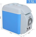 ⁦ثلاجة سيارة صغيرة ، سعة 7.5 لتر للتخييم في الهواء الطلق والنزهات والسفر من بييك ، متعدد الالوان , 1⁩ - الصورة ⁦4⁩