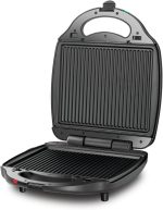 ⁦Black & Decker 1400W 3-in-1 4 Slice Sandwich & Waffle Maker with 180 Degree Grill Mode with Interchangeable Plate, TS4130-B5, 2 Years Warranty⁩ - الصورة ⁦3⁩