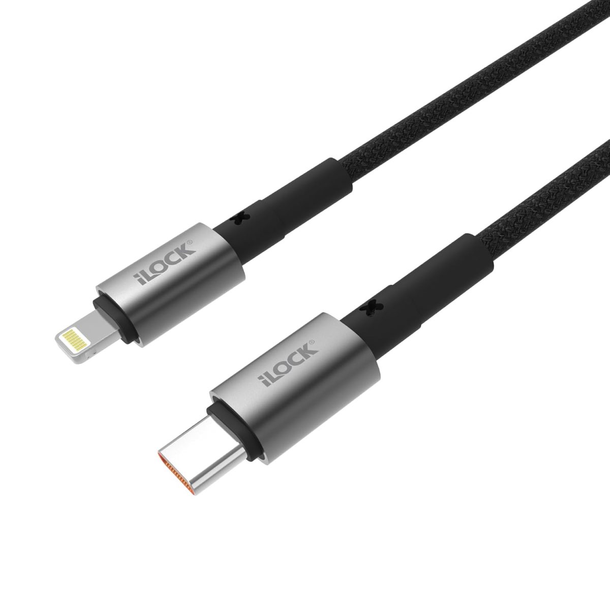 ⁦iLOCK USB-C to iPhone Charging Cable | 1 Meter | Ultra Durable Braided Cable | 30 Watt Fast Charging (Type C to iPhone)⁩ - الصورة ⁦4⁩