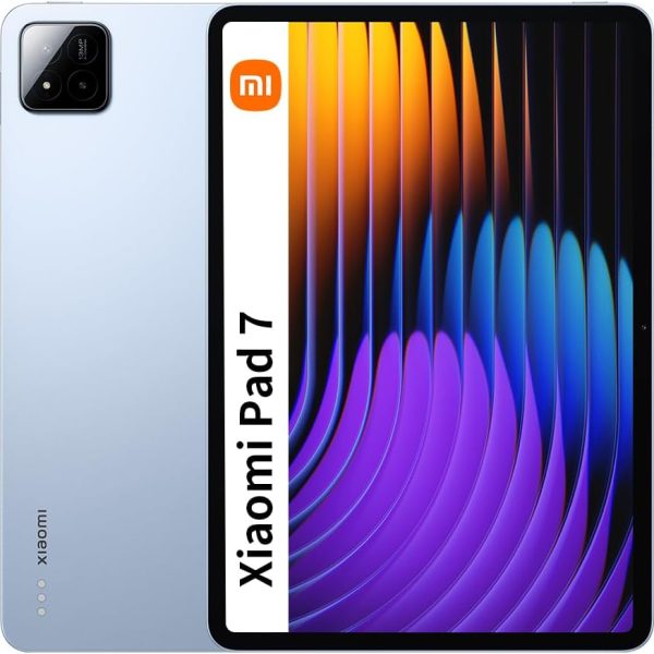 XIAOMI Pad 7 8 + 256 GB Mi Tablet, 11.2 Inch Display, Standby Time Up to 33.9 Days, Blue
