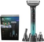 Men's Grooming Kit 3 in 1 V-625 - Hair Trimmer, Beard Trimmer, Complete Personal Care IPX5 Waterproof