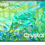 Samsung 50 Inch TV Crystal Processor 4K LED with Built-in Receiver - Black - UA50CU8000UXEG [2023 Model]