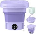 ⁦9L Multifunction Foldable Washing Machine - Compact and Portable Design - Ideal for Travel and Light Laundry - Multi Color⁩ - الصورة ⁦2⁩