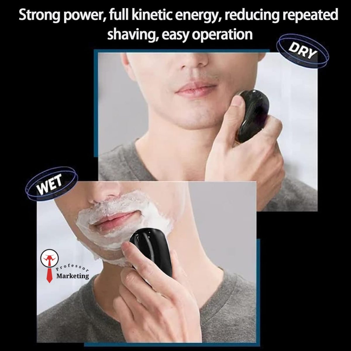 Electric Shaver for Women and Men, Portable Mini Shaver, Pocket Size Hair Removal Electric Shaver, USB Rechargeable Shaver (green-green)