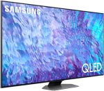 ⁦Samsung 55 Inch TV Quantum Processor 4K QLED - Carbon Silver - QA55Q80CAUXEG [2023 Model]⁩ - الصورة ⁦3⁩