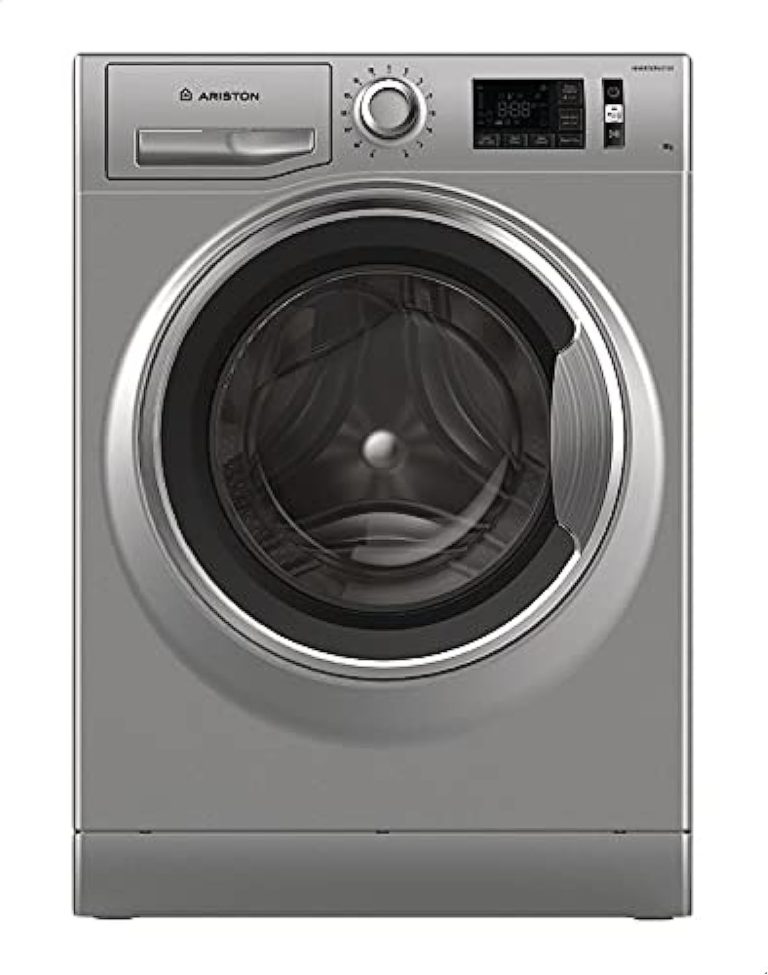 غسالة ملابس تحميل امامي قائمة بذاتها من اريستون Nlm11 946 Sc A Ex - فضي، تعبئة أمامية، 9.0 كيلوجرام