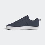 ⁦Adidas VS Pace Faux Leather Contrast Three Side Stripe Front Logo Skateboarding Shoes for Men - Dash, 42 2/3⁩ - الصورة ⁦2⁩