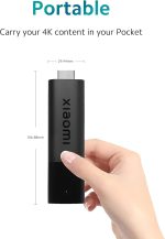 Mi TV Stick 4K Stream Smarter With Android TV, Dolby Vision, and Voice Control in One - Black - الصورة 4
