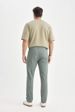 ⁦DeFacto Mens Slim Jean Cut Casual Chino Trousers B2089AX Trousers⁩ - الصورة ⁦4⁩
