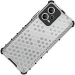 ⁦جراب متوافق مع شاومى Poco X5 5G ، - غطاء حماية مصقول مقاوم للصدمات متين مع حماية للكاميرا - غطاء واقي مضاد للخدش شديد التحمل و مقاوم للانزلاق - حواف سوداء خلفية شفافة خلية النحل⁩ - الصورة ⁦5⁩