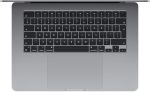 ⁦Apple 2024 MacBook Air (15-inch, Apple M3 chip with 8‑core CPU and 10‑core GPU, 8GB Unified Memory, 256GB) - Space Gray⁩ - الصورة ⁦2⁩