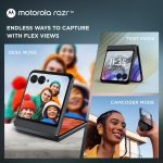 ⁦Motorola razr 50 (Koala Grey, 8GB RAM, 256GB Storage) | 3.6" External AMOLED Display | 6.9" AMOLED 120Hz Display | 32MP Selfie Camera⁩ - الصورة ⁦3⁩