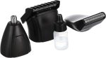 ⁦Kemei KM-6558 3in1 Rechargeable Nose Trimmer & Hair Clipper - Black/Silver⁩ - الصورة ⁦3⁩