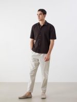 ⁦LC WAIKIKI Men Regular Fit Linen-Look Trousers⁩ - الصورة ⁦2⁩
