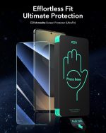 ⁦LOCKIVA ESR 2 Pack for Samsung Galaxy S25 Ultra Screen Protector, 9H+ Hardness HD Tempered Glass with Easy Installation, Auto Dust-Elimination Tool for Galaxy S25 Ultra [6.9”], Case Friendly⁩ - الصورة ⁦8⁩