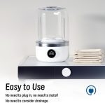 ⁦Kameety Underwear Washer Machine Portable, Mini Laundry Machine, Compact Cordless Electric Automatic Device For Underwear Socks Camping Travel Student Dorm⁩ - الصورة ⁦5⁩