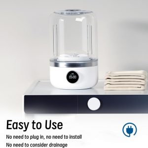 ⁦Kameety Underwear Washer Machine Portable, Mini Laundry Machine, Compact Cordless Electric Automatic Device For Underwear Socks Camping Travel Student Dorm⁩ - الصورة ⁦5⁩