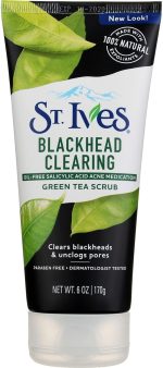 St. Ives Blackhead Clearing Green Tea Face Scrub, 170 gm , pack of 2