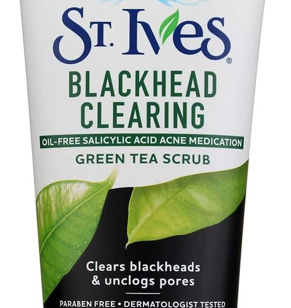 St. Ives Blackhead Clearing Green Tea Face Scrub, 170 gm , pack of 2