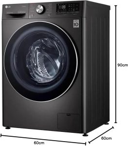 ⁦LG Vivace Washing Machine 9/5KG Dryer, with AI DD technology,Black- LG ThinQ™-F4R5VGG2E⁩ - الصورة ⁦11⁩