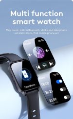 ⁦ساعة سمارت من سلسلة فيت لايف JR-FT3 برو من جوي رووم (للرد على المكالمات وإجراء المكالمات) - لون رمادي غامق⁩ - الصورة ⁦7⁩