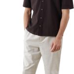 LC WAIKIKI Men Regular Fit Linen-Look Trousers