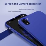 ⁦Dl3 Mobilak Compatible with iPhone XR Case, Liquid Silicone Case, Full Body Protective Cover, Shockproof, Slim Phone Case, Anti-Scratch Soft Microfiber Lining (Pepsi)⁩ - الصورة ⁦4⁩