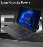 ⁦Lenovo ThinkPad E16 Business Laptop (16" FHD+ Anti-Glare, Intel 10-Core i7-1355U, 40GB RAM, 1TB SSD), Backlit, Fingerprint, 1080p Webcam w/Shutter, Thunderbolt 4, Ethernet, Win 11 Pro w/ AI Copilot⁩ - الصورة ⁦5⁩