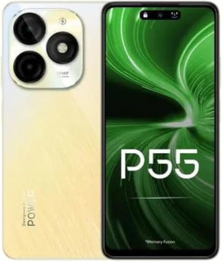 Itel P55 8GB RAM 128GB Storage Smartphone, 6.6 Inch Size, Brilliant Gold